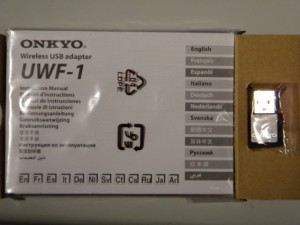 ONKYO ワイヤレスUSB LANアダプター (ブラック) UWF-1(B)を購入