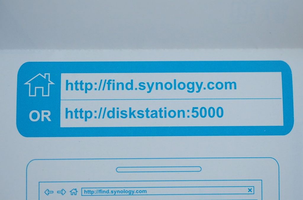 find.synology.comまたはdiskstation:5000を押下